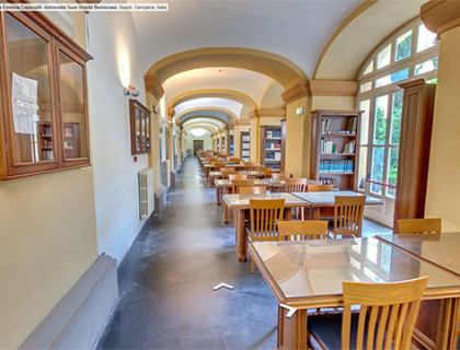 Università Suor Orsola Benincasa Virtual Tour Biblioteca Erminia Capocelli Università Suor Orsola Benincasa Virtual Tour Biblioteca Erminia Capocelli